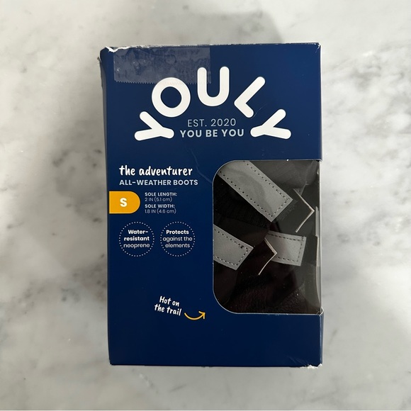 YOULY The Adventurer Water-Resistant All-Weather Dog Boots, Small NEW IN BOX - Picture 2 of 6